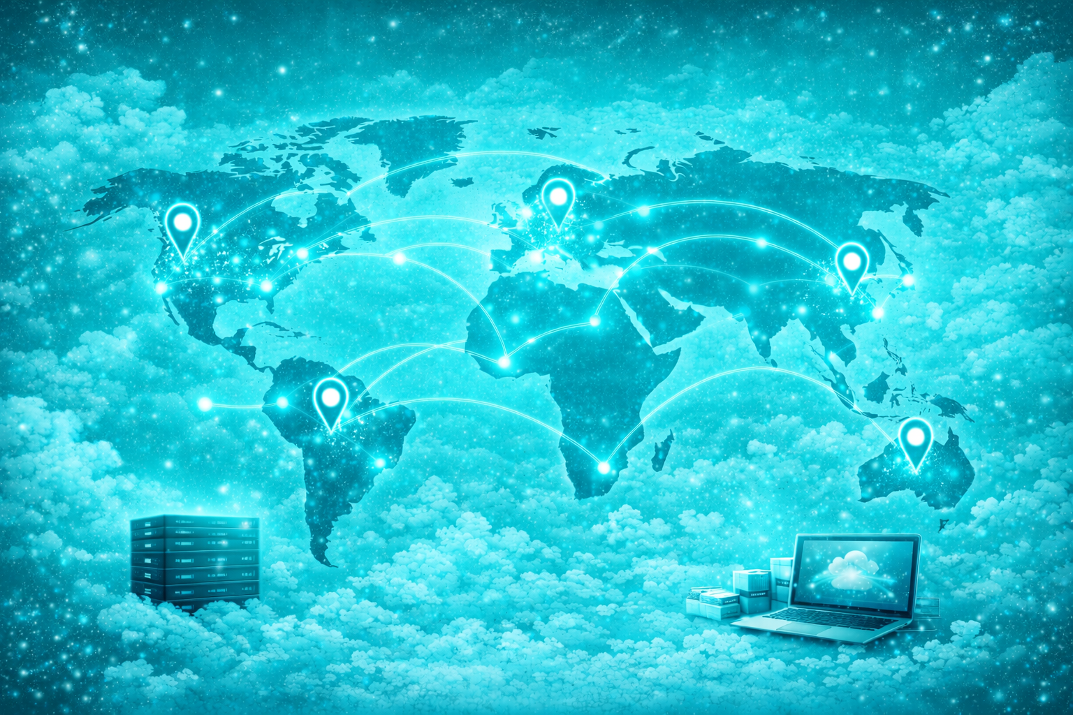 Расположение наших датацентров